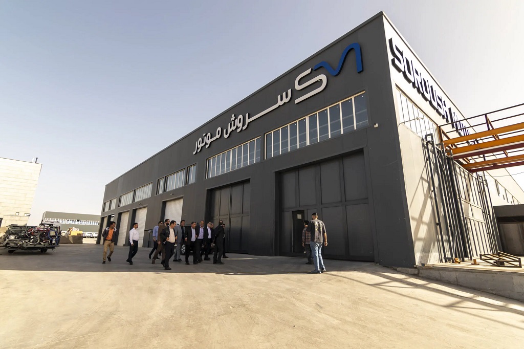 بازدید معاون حمل‌ونقل کشور از کارخانه سروش موتور مبنا